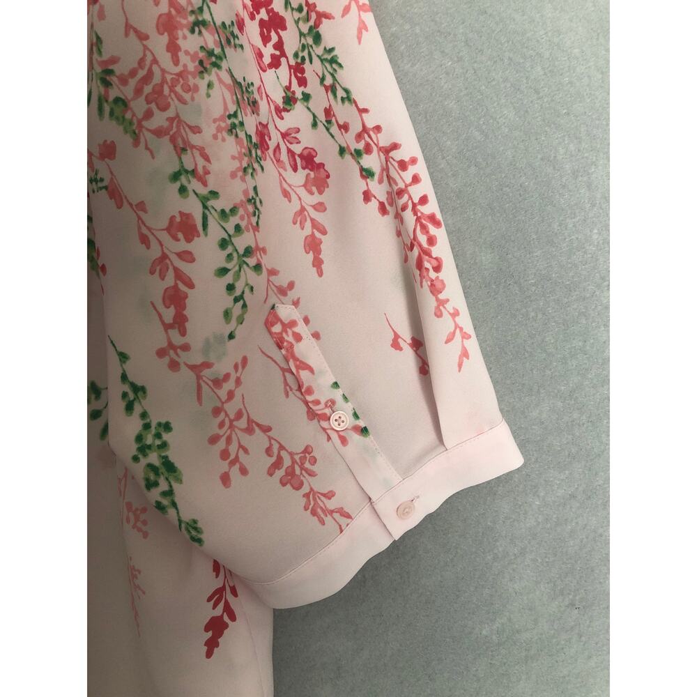 Caroline Investments Woman Cascading Vines Top 3/4 Sleeve Women's 3X NEW - Picture 5 of 9